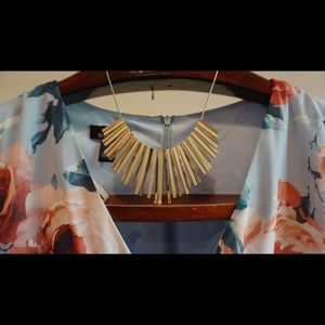 Charming Charlie Gold Color Accent Necklace